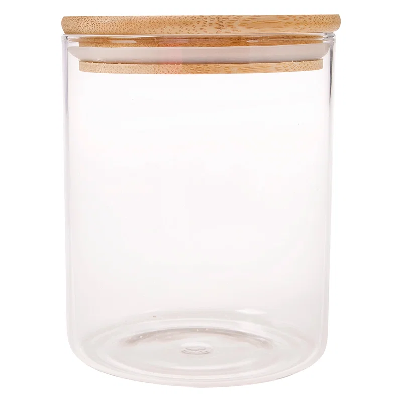 26 Oz. Glass Container With Bamboo Lid — view 4