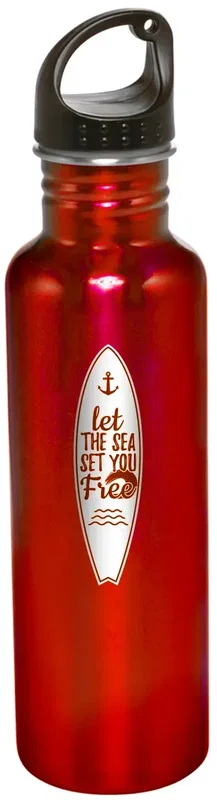 Custom Stainless Sports Water Bottle (26 oz) - 1 Color Imprint — view 6