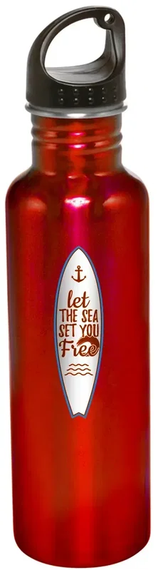 Branded Stainless Sports Water Bottle - 26oz — view 7