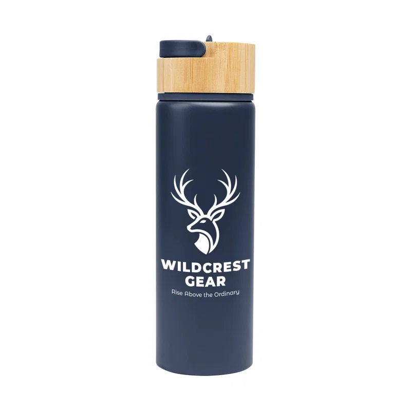 Group of recycled aluminum bottles in five available colorways