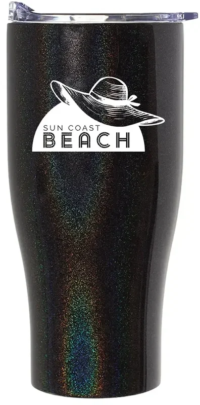 Personalized Iridescent Nebula Travel Mug - 27oz — view 8