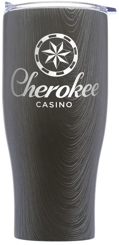LUXE Stainless Steel Tumbler with Clear Lid (27 oz) — view 3