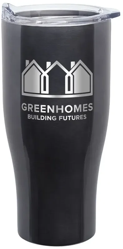 Personalized Traveler Grip Travel Mug - 27 oz. (1 Color Imp) — view 2