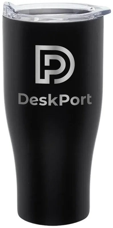 Personalized Traveler Grip Travel Mug - 27 oz. (1 Color Imp) — view 3