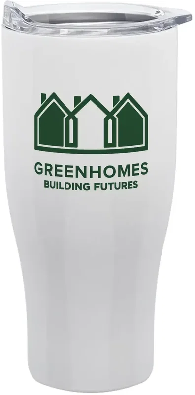 Personalized Traveler Grip Travel Mug - 27 oz. (1 Color Imp) — view 4