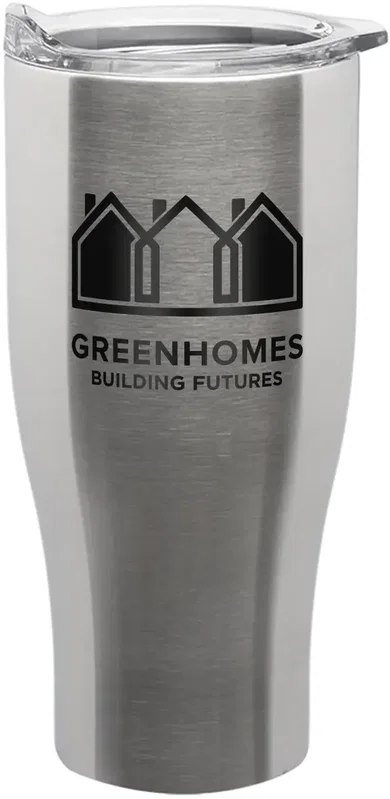 Personalized Traveler Grip Travel Mug - 27 oz. (1 Color Imp) — view 6