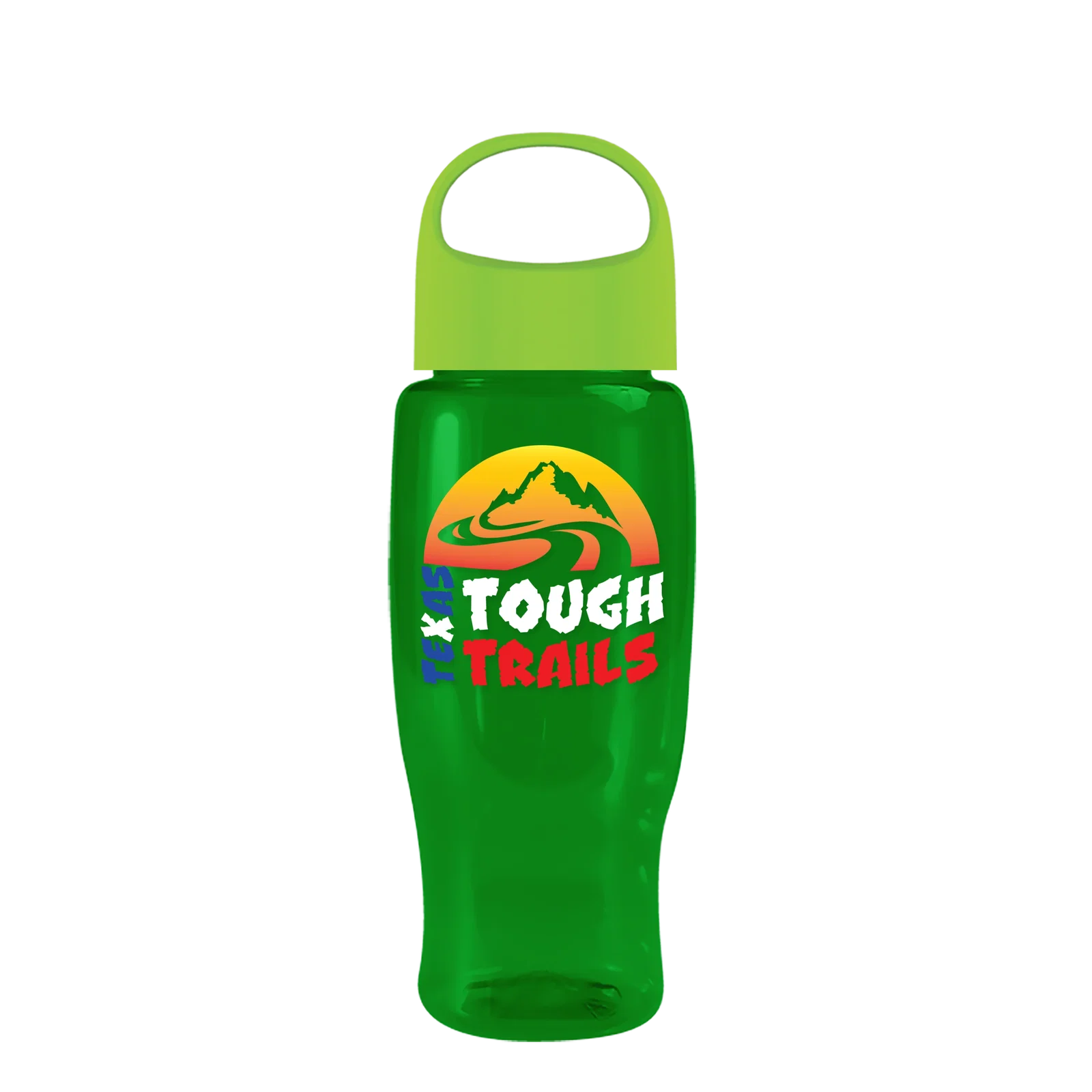 Poly+ Recycled Bottle with Oval Crest Lid (27 oz.)