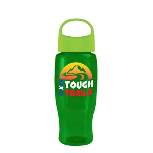 Poly+ Recycled Bottle with Oval Crest Lid (27 oz.)
