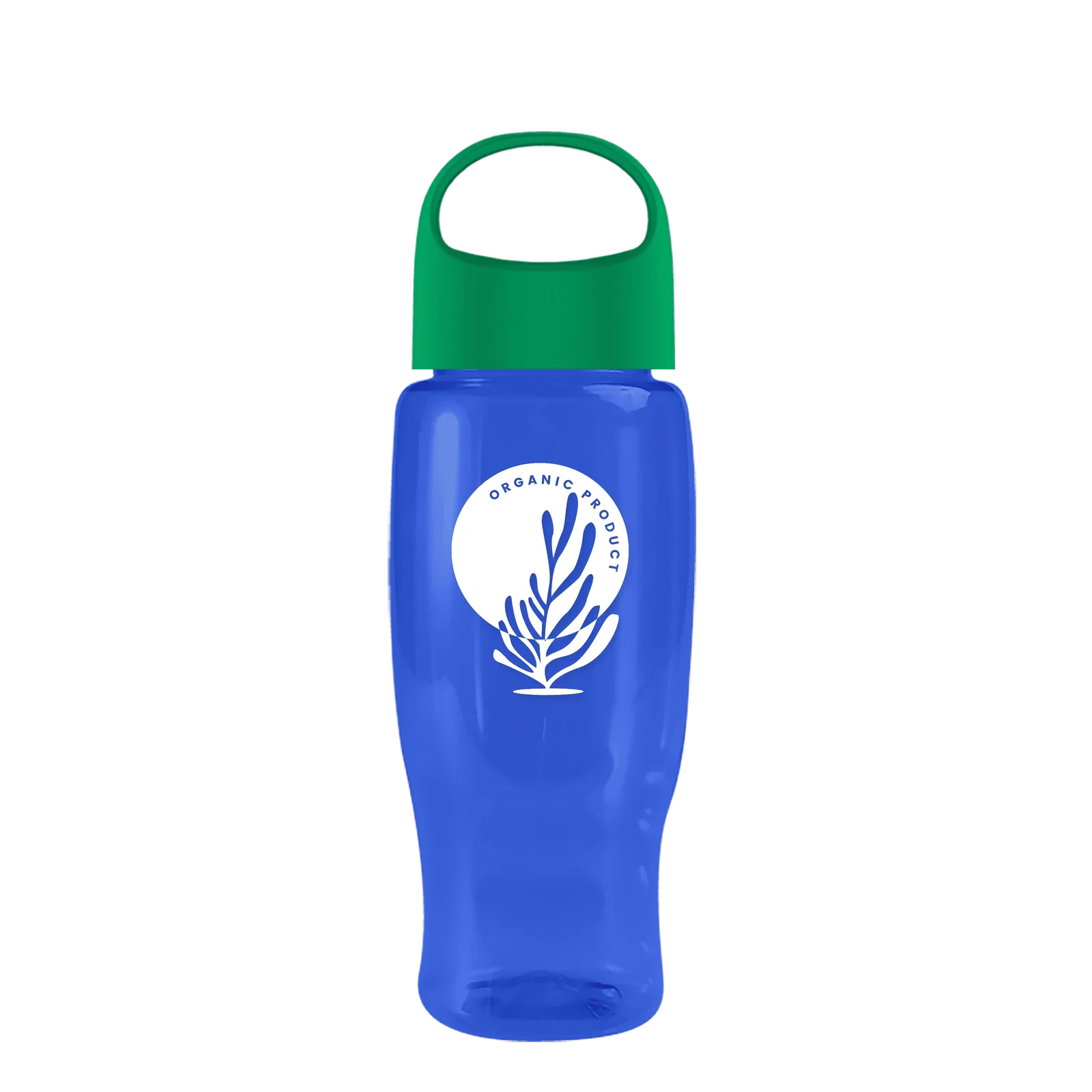 Poly+ Recycled Bottle with Oval Crest Lid (27 oz.) — view 2