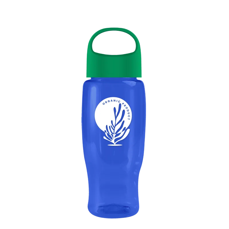 Poly+ Recycled Bottle with Oval Crest Lid (27 oz.) — view 2