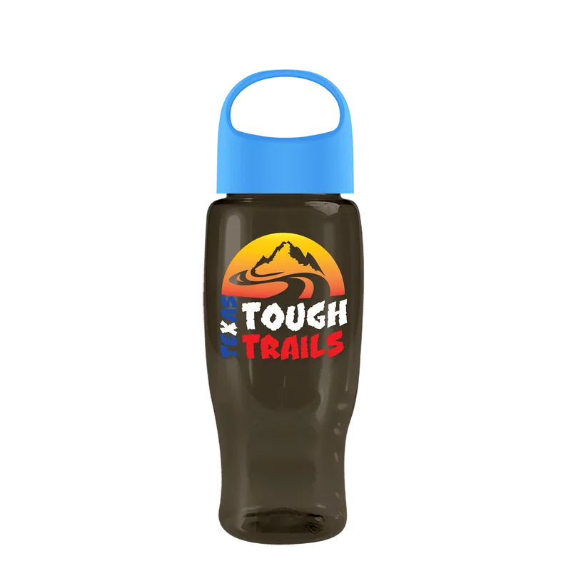 Poly+ Recycled Bottle with Oval Crest Lid (27 oz.) — view 3