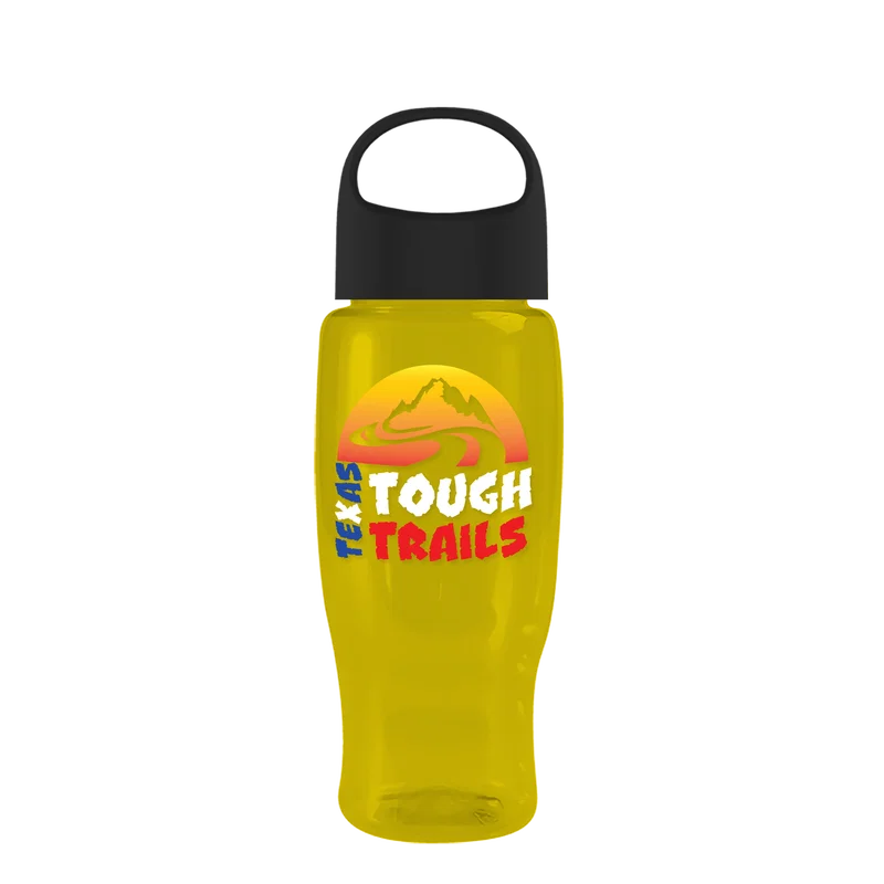 Poly+ Recycled Bottle with Oval Crest Lid (27 oz.) — view 6