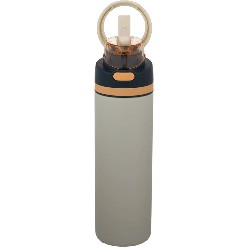 28 oz. Elvin Recycled Stainless Flip Straw Bottle — view 5