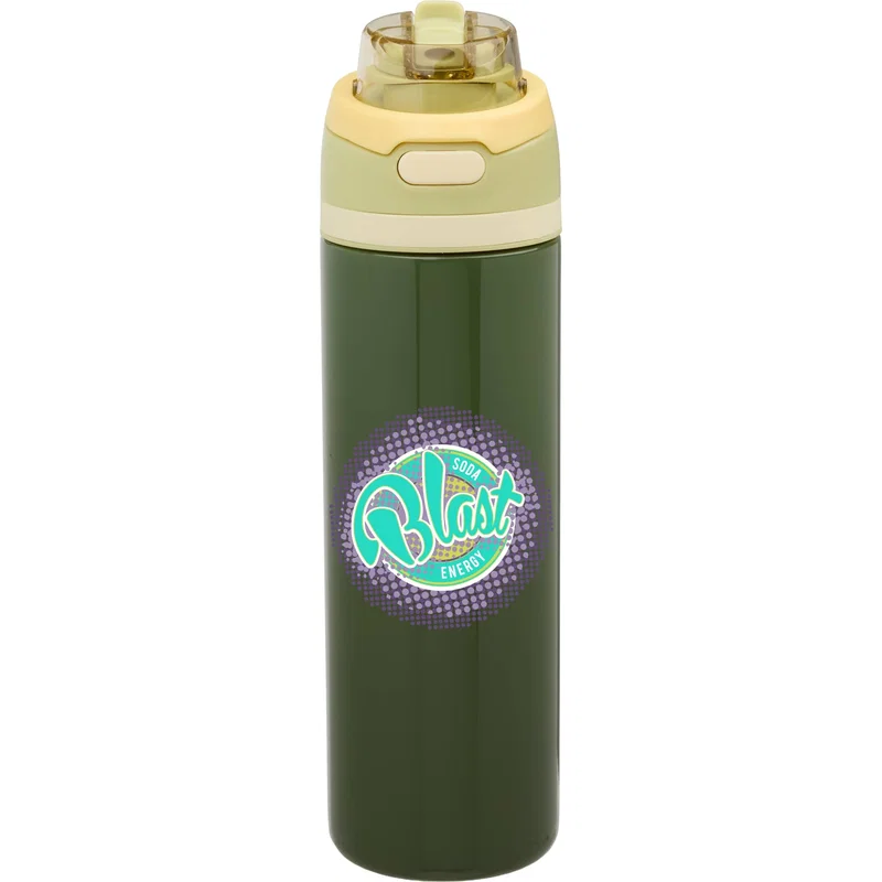 28 oz. Elvin Recycled Stainless Flip Straw Bottle — view 3