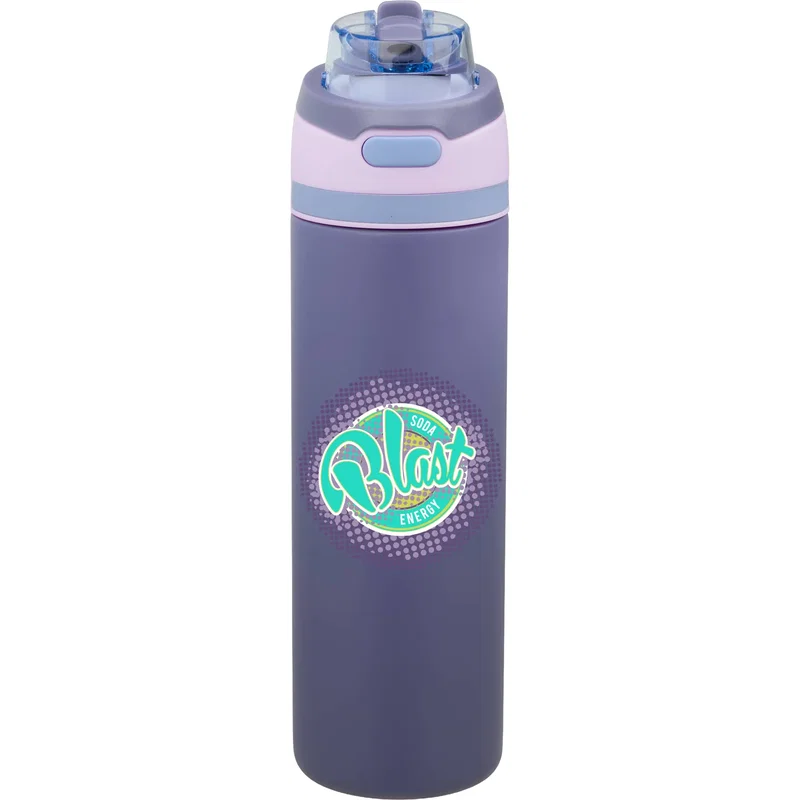 28 oz. Elvin Recycled Stainless Flip Straw Bottle — view 6
