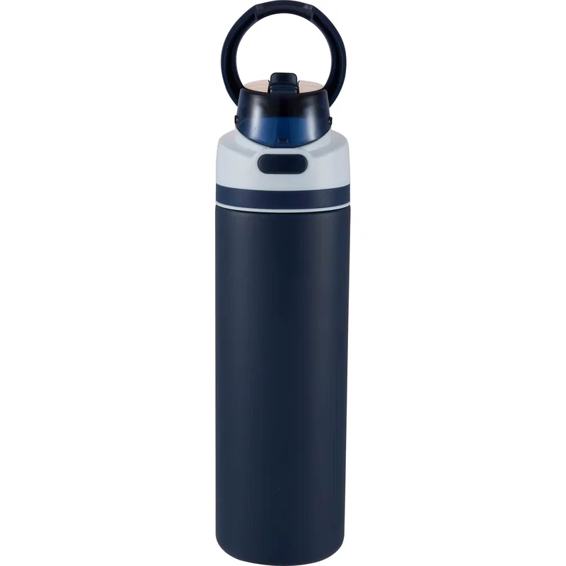 28 oz. Elvin Recycled Stainless Flip Straw Bottle — view 8