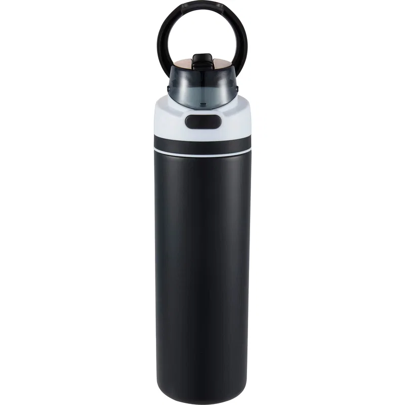 28 oz. Elvin Recycled Stainless Flip Straw Bottle — view 12