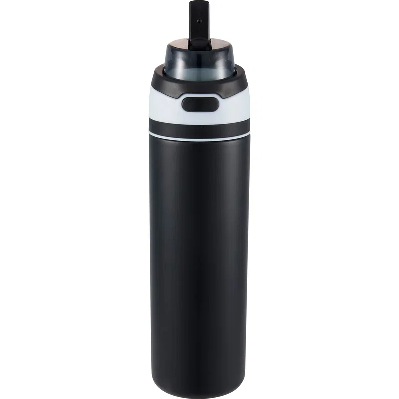28 oz. Elvin Recycled Stainless Flip Straw Bottle — view 13