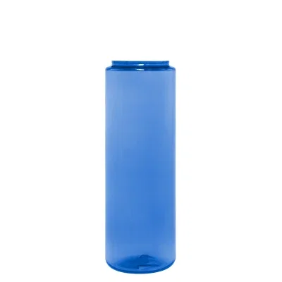 Translucent blue finish viewed at eye level