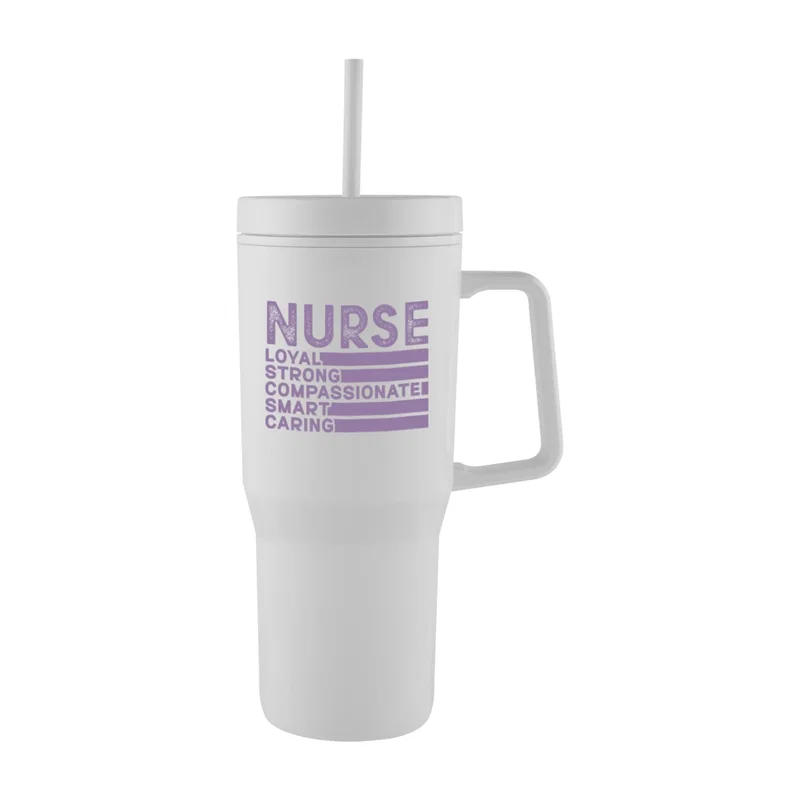 - 28 Oz. Intrepid Recycled PS Double Wall Tumbler — view 4