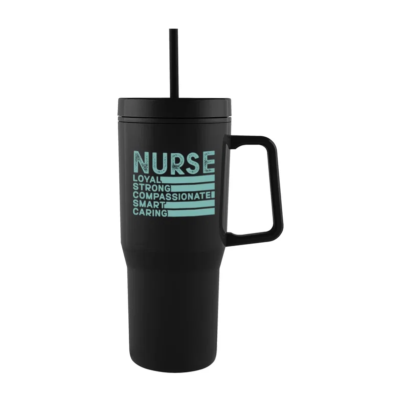- 28 Oz. Intrepid Recycled PS Double Wall Tumbler — view 7