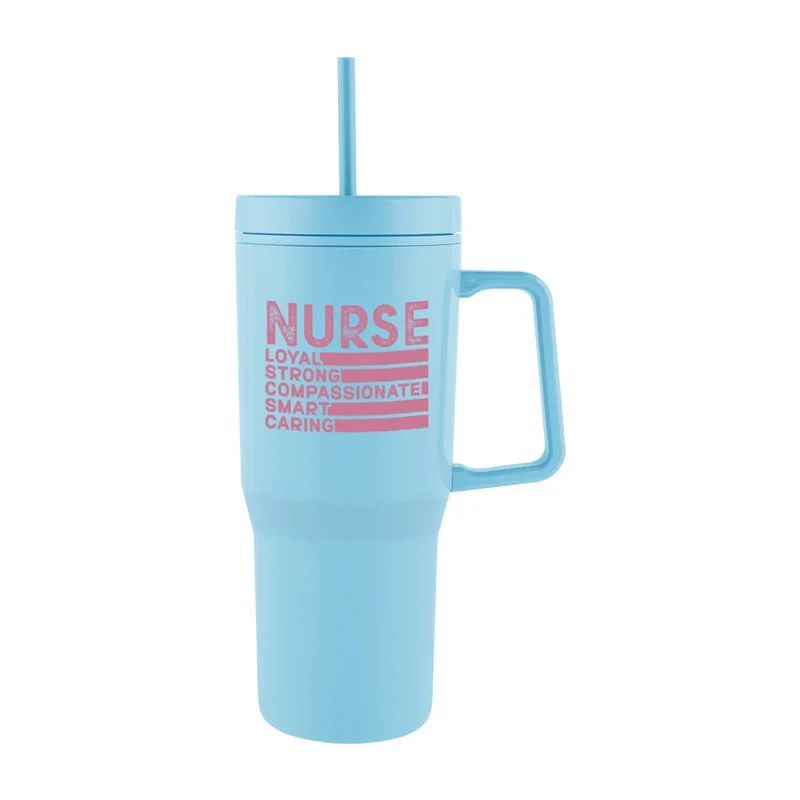 - 28 Oz. Intrepid Recycled PS Double Wall Tumbler — view 8