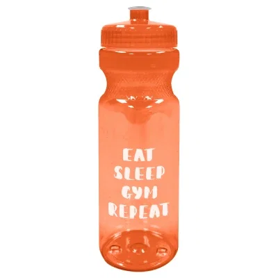 Bottle carried in one hand after exercise