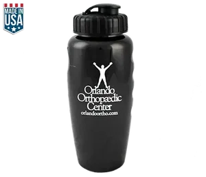 Custom Gripper Water Bottle+Logo - 28 Oz