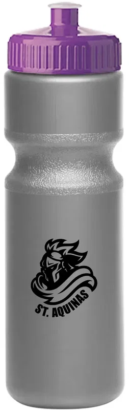 Custom Push Cap Water Bottles - 28 oz. (1 Color) — view 5