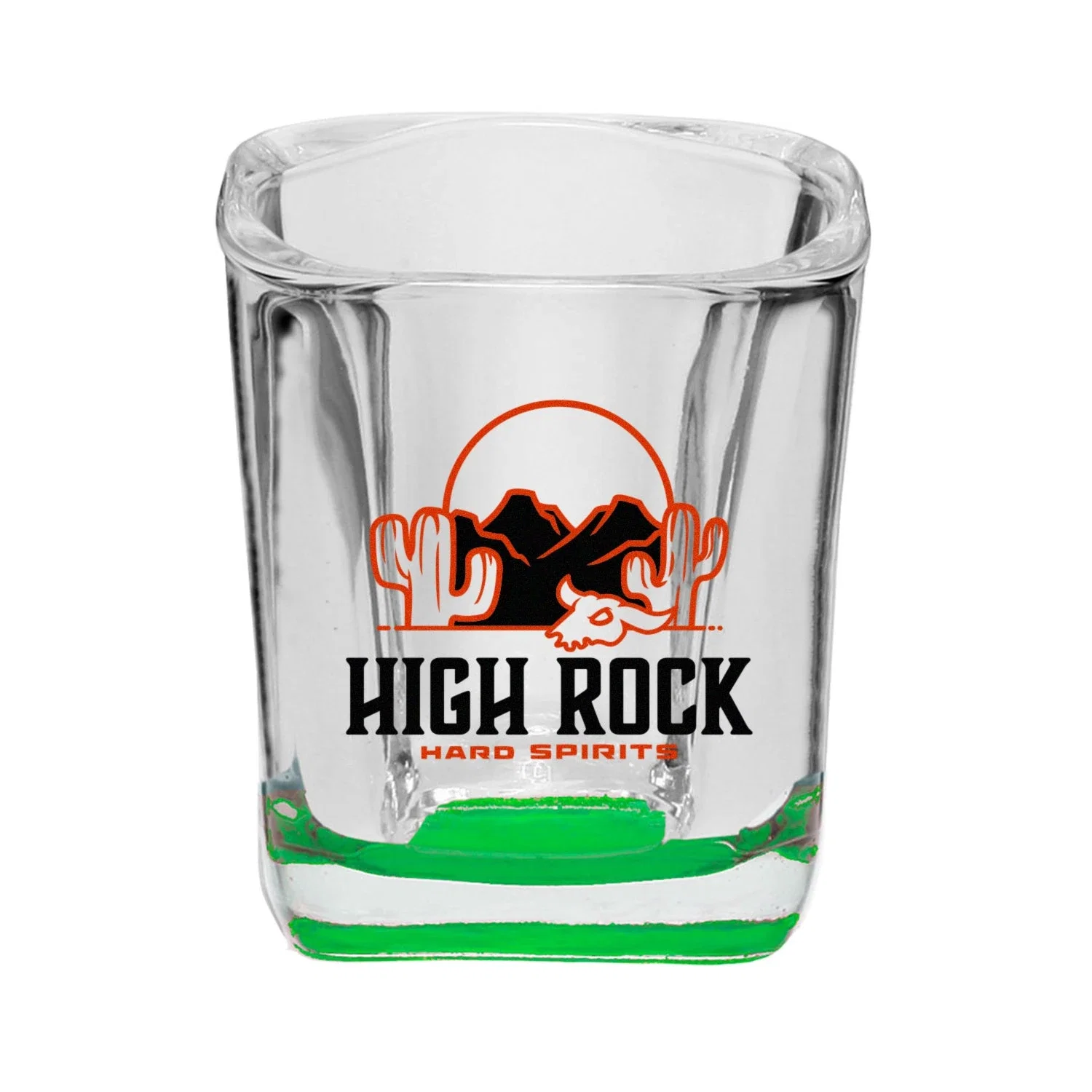 2 oz. Rounded Square Shot Glass — view 8