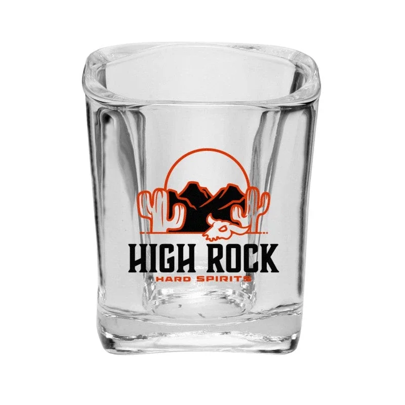 2 oz. Rounded Square Shot Glass — view 10