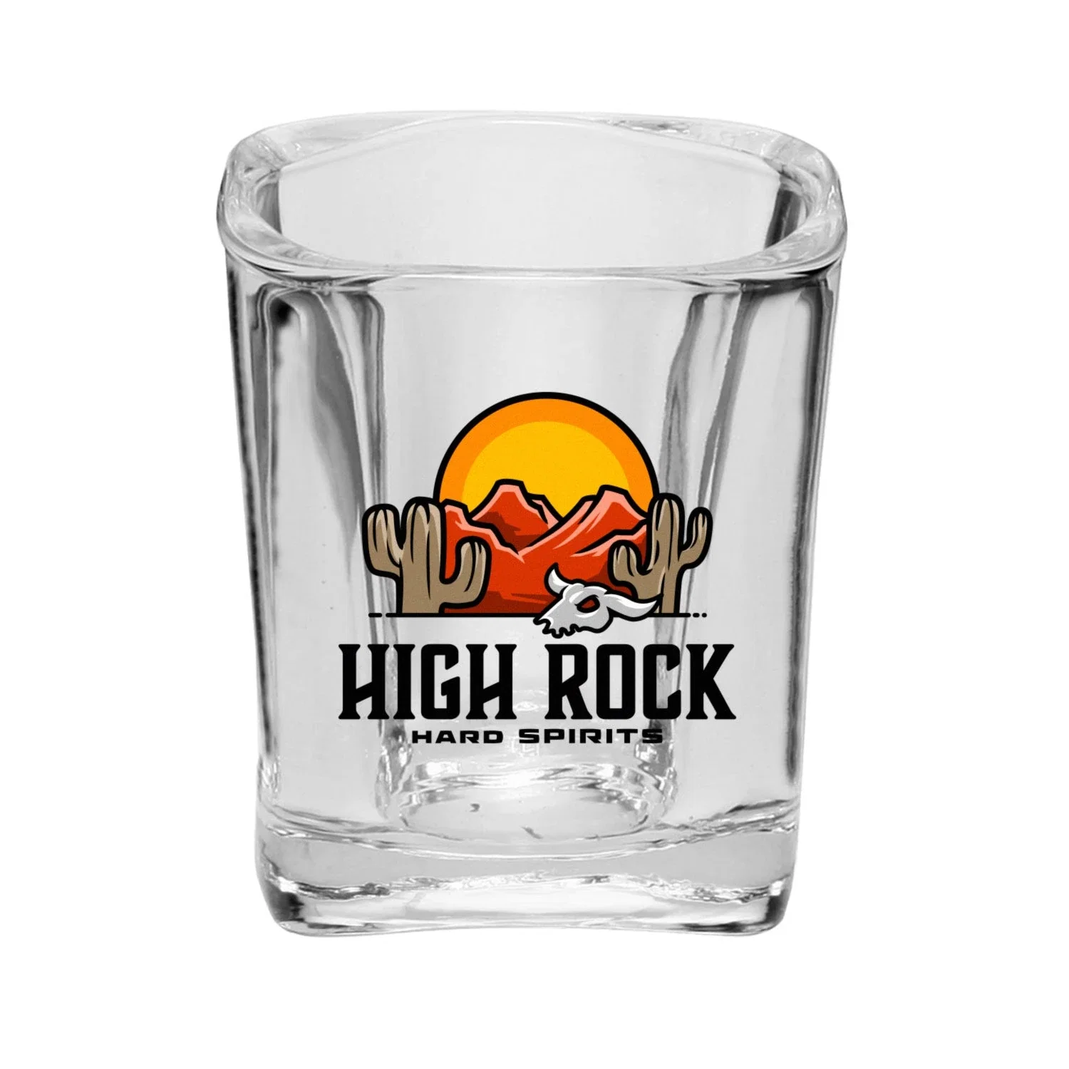 2 oz. Rounded Square Shot Glass — view 13