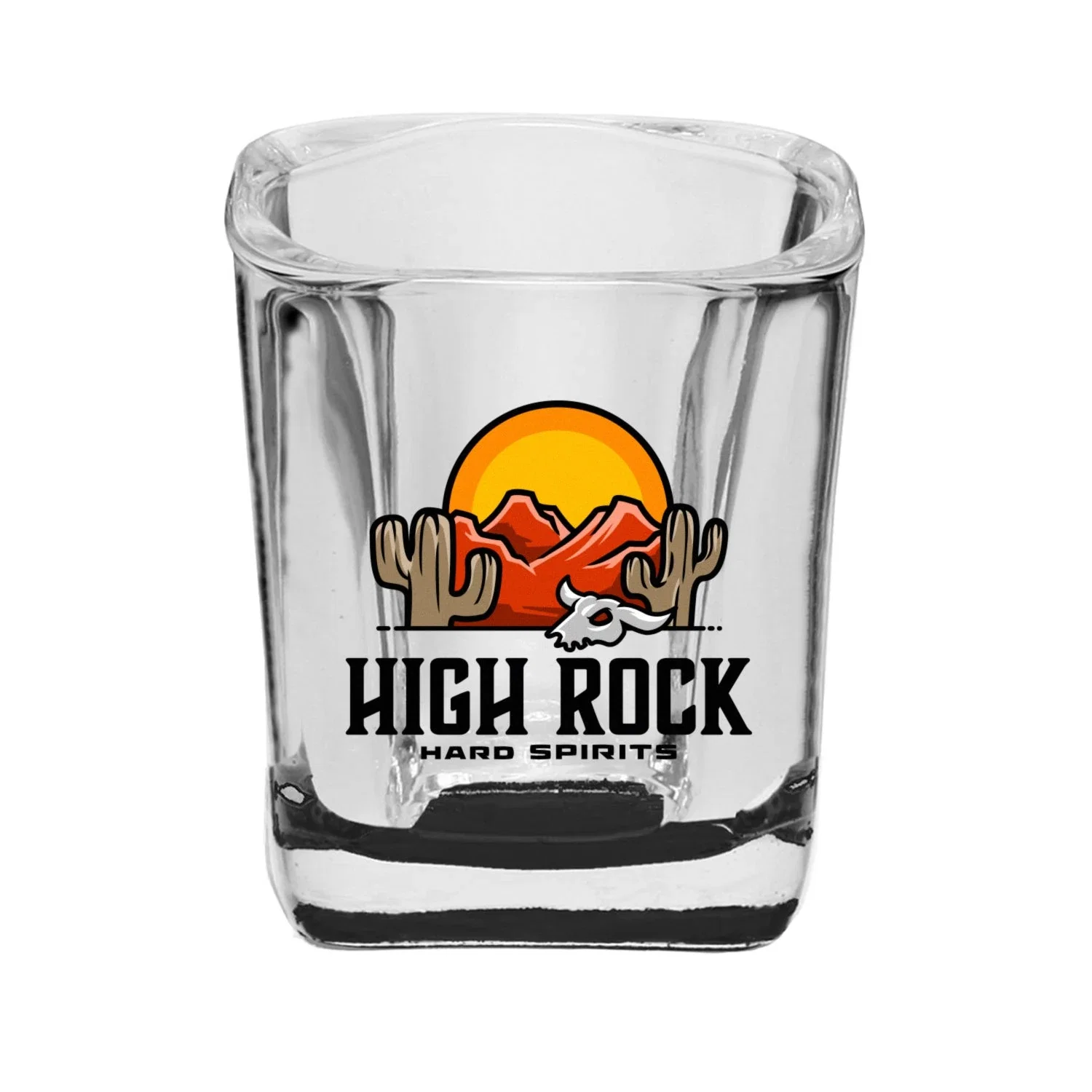 2 oz. Rounded Square Shot Glass — view 14