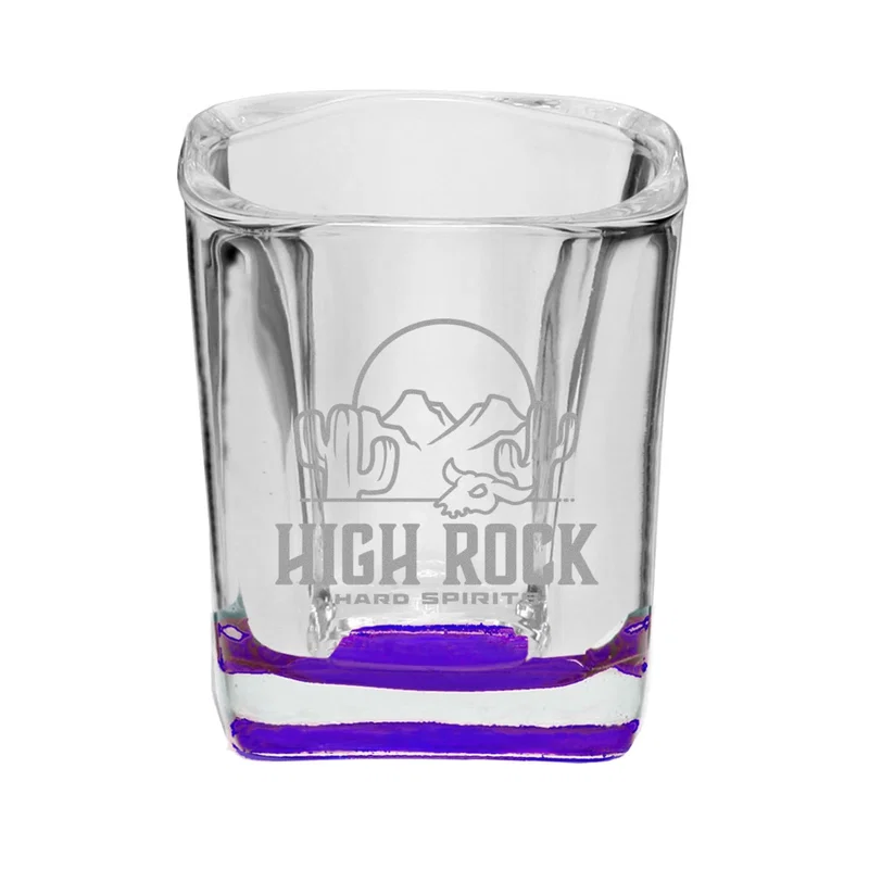 2 oz. Rounded Square Shot Glass — view 15