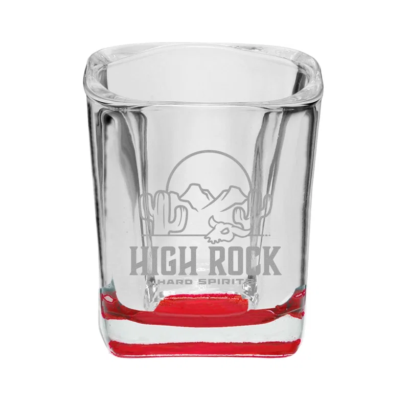 2 oz. Rounded Square Shot Glass — view 16