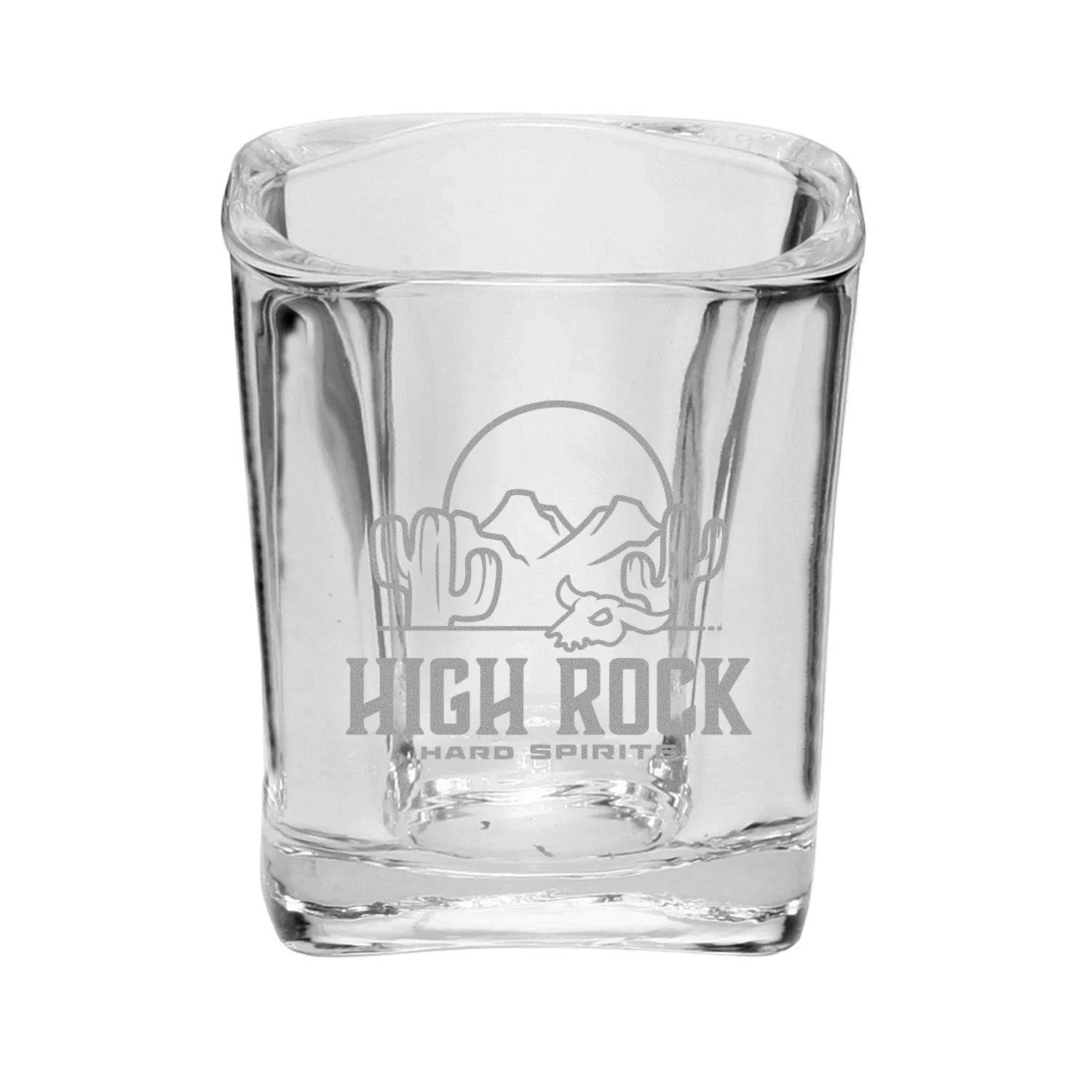 2 oz. Rounded Square Shot Glass — view 18