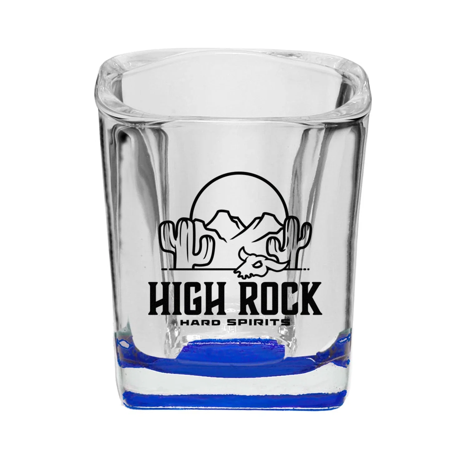 2 oz. Rounded Square Shot Glass — view 6
