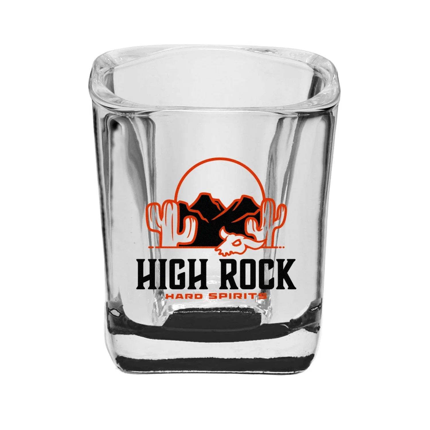 2 oz. Rounded Square Shot Glass — view 7
