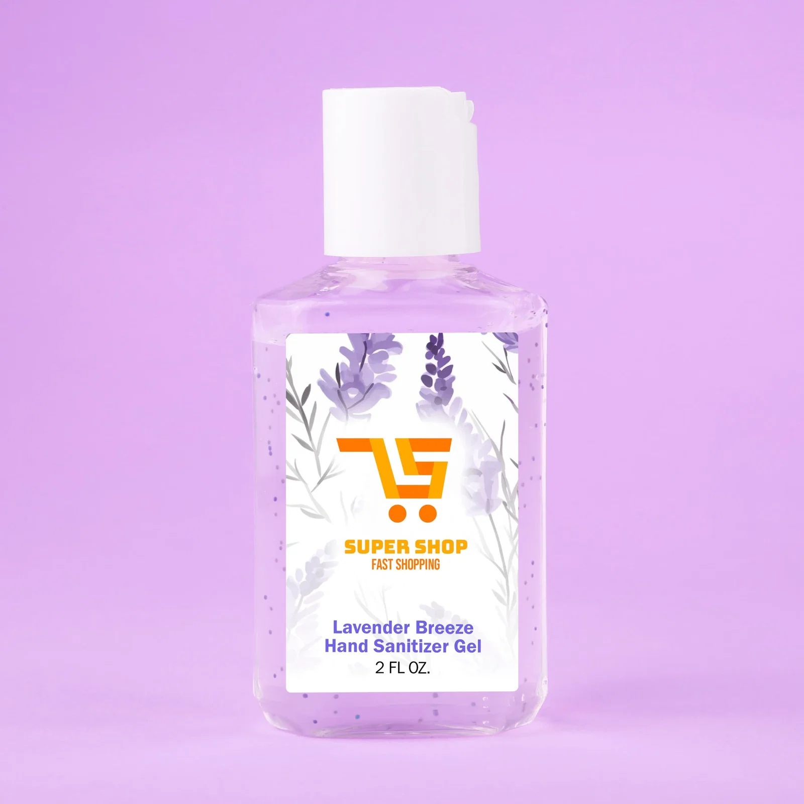 2oz Travel Gel Hand Sanitizer With Moisturizing Beads — view 2
