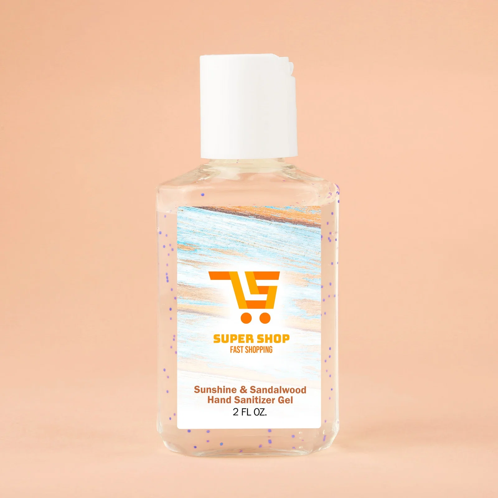 2oz Travel Gel Hand Sanitizer With Moisturizing Beads — view 3