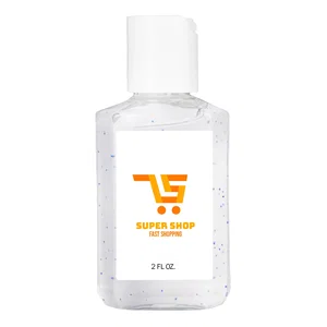 2oz Travel Gel Hand Sanitizer With Moisturizing Beads