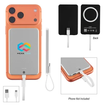 Snapped onto the back of a phone for wireless top-ups