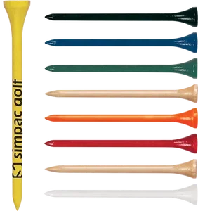 Personalized Logo Golf Tee Set - 3 1/4 Inch