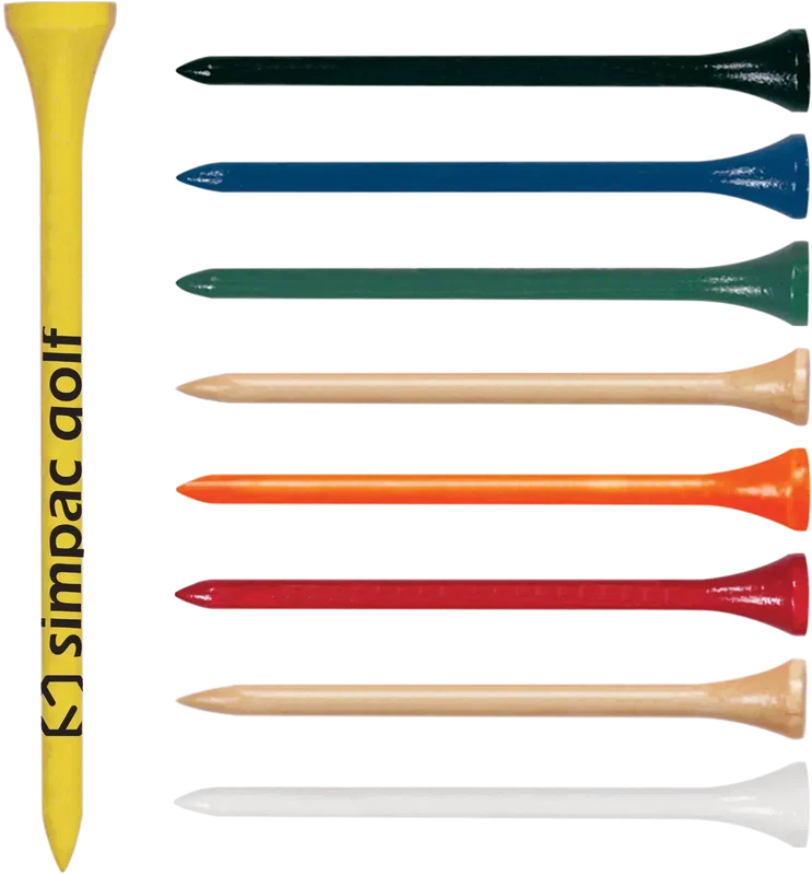 Personalized Logo Golf Tee Set - 3 1/4 Inch — view 2