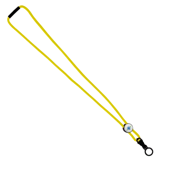 3/16" Nylon Power Cord Lanyard with Snap-Buckle Release, Standard O-Ring & Slider