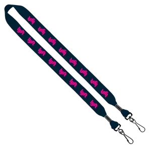3/4" Cotton Double Swivel Hook Lanyard