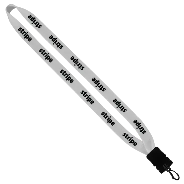 3/4" Cotton Lanyard with Plastic Snap-Buckle Release & Swivel Hook