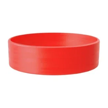3/4" Debossed Silicone Wristband with Colorfill — view 8