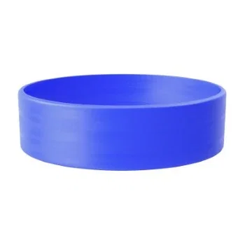 3/4" Debossed Silicone Wristband with Colorfill — view 10