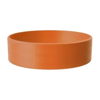 3/4" Debossed Silicone Wristband with Colorfill — view 12